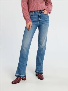 Sinsay High Waist Straight Jeans XS
